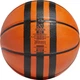 Piłka do koszykówki Adidas 3-Stripes Rubber Mini Pomarańczowo-czarna (4065429196808) - obraz 2