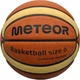 Piłka do koszykówki Meteor Cellular 6 Brązowo-kremowa (5900724062344) - obraz 1