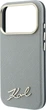 Etui do smartfona Apple iPhone 18 Pro/iPhone 17 Pro Karl Lagerfeld Saffiano Small Script Metal Logo MagSafe Beige (3666339658885) - obraz 6