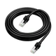 Інтернет кабель (Патч-корд) HOCO US14 Gigabit network cable CAT6 1Gbps 3m Black - зображення 4