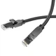 Інтернет кабель (Патч-корд) BOROFONE BUS01 Gigabit network cable CAT6 1Gbps 3m Black - зображення 4