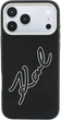 Etui do smartfona Apple iPhone 18 Pro Max/iPhone 17 Pro Max Karl Lagerfeld Smooth Big Resin Signature Logo Black (3666339660413) - obraz 2