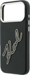 Etui do smartfona Apple iPhone 18 Pro Max/iPhone 17 Pro Max Karl Lagerfeld Smooth Big Resin Signature Logo Black (3666339660413) - obraz 6