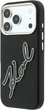 Etui do smartfona Apple iPhone 18 Pro/iPhone 17 Pro Karl Lagerfeld Smooth Big Resin Signature Logo Black (3666339660406) - obraz 3