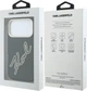 Etui do smartfona Apple iPhone 18 Pro/iPhone 17 Pro Karl Lagerfeld Smooth Big Resin Signature Logo Black (3666339660406) - obraz 8