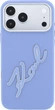 Etui do smartfona Apple iPhone 18 Pro/iPhone 17 Pro Karl Lagerfeld Smooth Big Resin Signature Logo Blue (3666339660321) - obraz 2