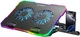 Podstawka Wozinsky WDCX-A26 NitroCool RGB chłodząca gamingowa pod laptopa Black (5907769387722) - obraz 1