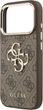 Etui do smartfona Apple iPhone 18 Pro/iPhone 17 Pro Guess 4G Strap 4G Classic Logo Metal Trims Brown (3666339676834) - obraz 6