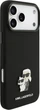 Etui do smartfona Apple iPhone 18 Pro Max/iPhone 17 Pro Max Karl Lagerfeld Silicone Karl&Choupette Metal Pin Black (3666339684112) - obraz 4