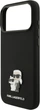 Etui do smartfona Apple iPhone 18 Pro Max/iPhone 17 Pro Max Karl Lagerfeld Silicone Karl&Choupette Metal Pin Black (3666339684112) - obraz 6