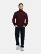 Водолазка чоловіча Arber бордова з мериносовою вовною Roll-neck FF N-AVT142 XXL зріст 5 бордовий (M10.77.18.632) - зображення 2