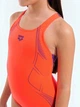 Детский слитный купальник для бассейна для девочки Arena Graphic Swimsuit Swim Pro Back 011184-370 128 см Оранжевый (3468337882022) - изображение 4