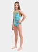 Подростковый слитный купальник для бассейна для девочки Arena Stars Swimsuit Light Drop Back 011741-860 164 см Голубой (3468337914341) - изображение 3