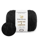 Пряжа Gazzal Super Kid & Merinos, чорна №61275 — 50 г / 150 м, меринос Superwash та супер-кід-мохер для в’язання - зображення 1