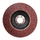 Диск шлифовальный лепестковый 125x22 мм, зерно K80 INTERTOOL BT-0208 - изображение 2