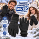 Зимние перчатки Mil-Tec Thinsulate 12530002 унисекс утепленные, усиленная ладонь, регулируемая манжета, черные Black, S - изображение 1