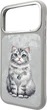 Чохол для смартфона Apple iPhone 18 Pro Max/iPhone 17 Pro Max Nimmy Lucky Fashion Cat MagSafe Grey (6980002140772) - зображення 2