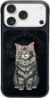 Чохол для смартфона Apple iPhone 18 Pro/iPhone 17 Pro Nimmy Lucky Fashion Cat MagSafe Black (6980002140703) - зображення 1