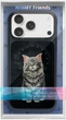 Чохол для смартфона Apple iPhone 18 Pro/iPhone 17 Pro Nimmy Lucky Fashion Cat MagSafe Black (6980002140703) - зображення 8