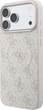 Чохол для смартфона Apple iPhone 18 Pro/iPhone 17 Pro Guess Embossed 4G Ring Classic MagSafe Pink (3666339680015) - зображення 3