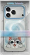 Чохол для смартфона Apple iPhone 18 Pro/iPhone 17 Pro Nimmy Big Eyed Lying Silver Shaded Cat MagSafe Grey (6980002140307) - зображення 7