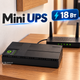Источник бесперебойного питания для роутера и модема 18 Вт, Mini UPS с PoE для резервного питания ONU-терминалов и сетевого оборудования с выходами DC 5В/9В/12В, USB, LAN RJ45, Чёрный, NET-18-Black - изображение 1