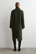 Пальто жіноче COS oversized double-breasted wool long coat 1245359004 S Темний зелений - зображення 4