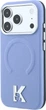 Чохол для смартфона Apple iPhone 18 Pro/iPhone 17 Pro Karl Lagerfeld Grained Embossed Ring & Kameo Logo MagSafe Light Blue (3666339650490) - зображення 3