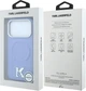 Чохол для смартфона Apple iPhone 18 Pro/iPhone 17 Pro Karl Lagerfeld Grained Embossed Ring & Kameo Logo MagSafe Light Blue (3666339650490) - зображення 8