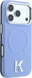 Чохол для смартфона Apple iPhone 18 Pro/iPhone 17 Pro Karl Lagerfeld Grained Embossed Ring & Kameo Logo MagSafe Light Blue (3666339650490) - зображення 4