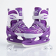 Коньки раздвижные ледовые фиолетовые SP-Sport 7677 размер 38-42 Violet-White - изображение 2