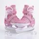 Коньки раздвижные ледовые розовые SP-Sport 7677 размер 38-42 Pink-White - изображение 3