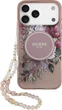 Чохол для смартфона Apple iPhone 18 Pro/iPhone 17 Pro Guess IML Flowers Pearl Strap MagSafe Pink (3666339681227) - зображення 1