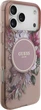 Чохол для смартфона Apple iPhone 18 Pro/iPhone 17 Pro Guess IML Flowers Pearl Strap MagSafe Pink (3666339681227) - зображення 3