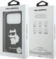 Чохол для смартфона Apple iPhone 18 Pro/iPhone 17 Pro Karl Lagerfeld Saffiano Mono Patch Choupette Black (3666339683580) - зображення 8
