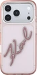 Чохол для смартфона Apple iPhone 18 Pro Max/iPhone 17 Pro Max Karl Lagerfeld IML Big Signature Resin Metal Frame Pink (3666339662134) - зображення 2