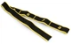 Еспандер з петлями для розтяжки PowerPlay PP_4311 Fitness Band Жовта (88*4см.) - изображение 3