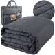 Утяжеленное одеяло Ruhhy 200x220 см 10 кг Grey (5900779960497) - изображение 1