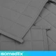 Утяжеленное одеяло Isomedix 200x150 см 8 кг Gray (5900779966741) - изображение 11