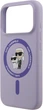 Чохол для смартфона Apple iPhone 18 Pro/iPhone 17 Pro Karl Lagerfeld Silicone Karl&Choupette Ring MagSafe Purple (3666339683320) - зображення 6