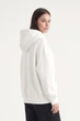 Худі оверсайз жіноче White XXXL - зображення 4