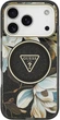 Etui do smartfona Apple iPhone 18 Pro Max/iPhone 17 Pro Max Guess IML Glitter Flowers Triangle MagSafe Black (3666339681296) - obraz 2