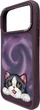 Etui do smartfona Apple iPhone 18 Pro/iPhone 17 Pro Nimmy Big Eyed Lying Cream Cat MagSafe Purple (6980002140321) - obraz 2