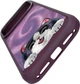 Etui do smartfona Apple iPhone 18 Pro/iPhone 17 Pro Nimmy Big Eyed Lying Cream Cat MagSafe Purple (6980002140321) - obraz 4
