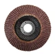 Диск шлифовальный лепестковый INTERTOOL BT-0104 115 x 22 мм зерно K40 - изображение 2