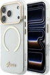Etui do smartfona Apple iPhone 18 Pro/iPhone 17 Pro Guess IML Script Metal MagSafe Transparent (3666339679156) - obraz 1