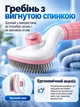 Щетка пуходерка для котов и собак односторонняя для ухода за шерстью и подшёрстком VMHouse 11 х 20 см розовая (0013-0003) - изображение 5