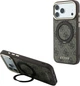 Etui do smartfona Apple iPhone 18 Pro Max/iPhone 17 Pro Max Guess Ring Stand 360 4G Classic Logo MagSafe Brown (3666339654597) - obraz 7