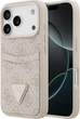 Чохол-гаманець для смартфона Apple iPhone 18 Pro/iPhone 17 Pro Guess 4G Double Card Triangle Pink (3666339681524) - зображення 1