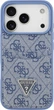 Чохол-гаманець для смартфона Apple iPhone 18 Pro/iPhone 17 Pro Guess 4G Double Card Triangle Blue (3666339681500) - зображення 2